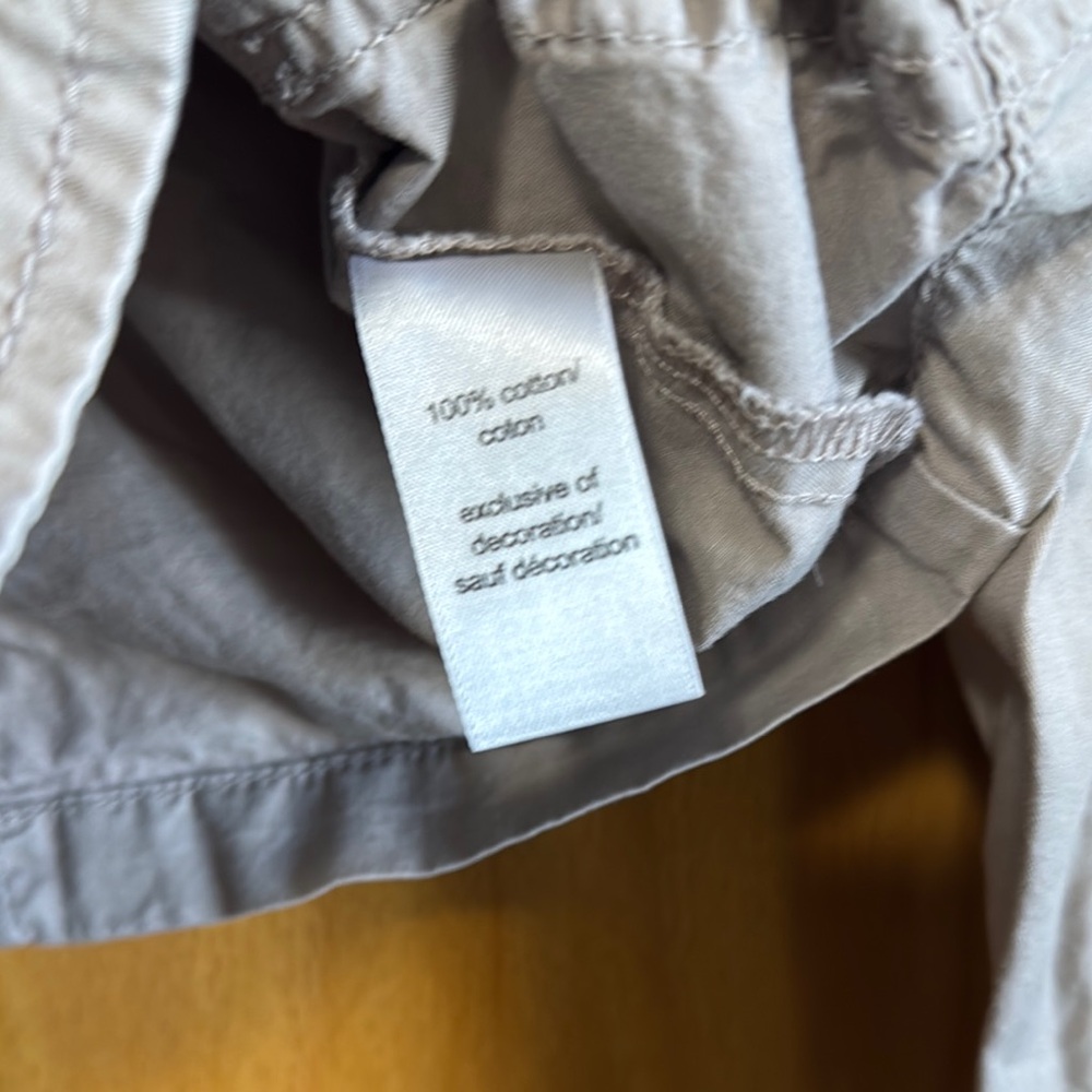 Women's Beige Button-Up Jacket - Picture 3 of 4